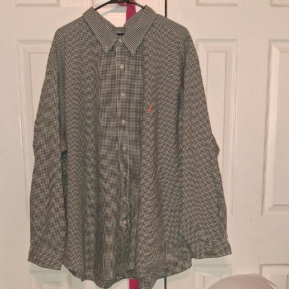 Classic Black and White Checkered Men's Shirt